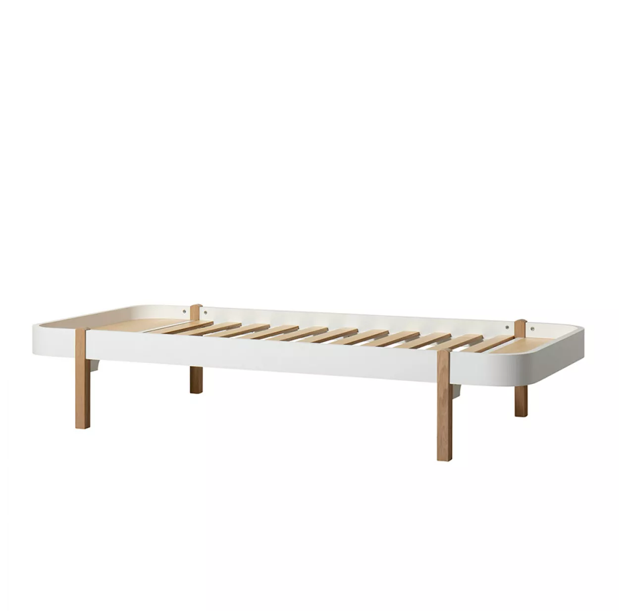 Lit Enfant Wood Lounger 90x200 - Chêne 1 Lit Enfant Wood Lounger 90x200 - Chêne