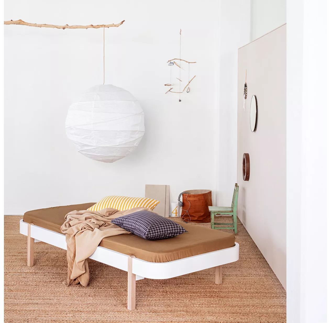 Lit Enfant Wood Lounger 90x200 - Chêne 2 Lit Enfant Wood Lounger 90x200 - Chêne – Image 2